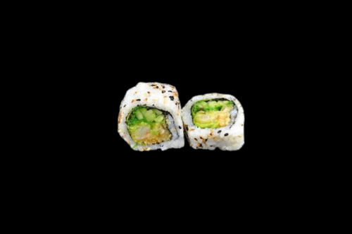 409. Calif. Rol. Spicy Tempura crevette  8pcs
